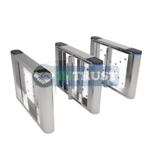 Swing Barrier Turnstile with Facial Recognition Machine